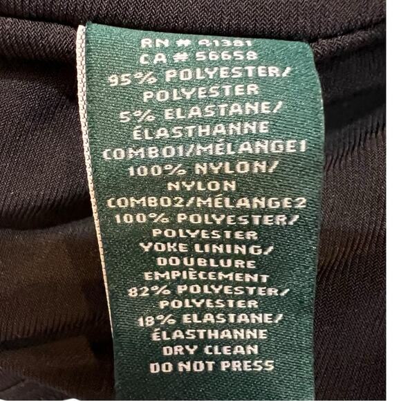 Lauren Ralph Lauren Classic Sheer sequin Lace cocktail Dress Size 8 NWT - Picture 13 of 16